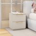 Kit 2 Mesas de Cabeceira 2 Gavetas MDP Debai Fendi