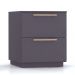 Mesa De Cabeceira Dubai 2 Gavetas 50 cm Alasca VR