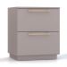 Mesa De Cabeceira Dubai 2 Gavetas 50 cm Fendi VR