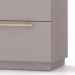 Mesa De Cabeceira Dubai 2 Gavetas 50 cm Fendi VR