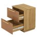 Mesa de Cabeceira 2 Gavetas MDP Debai Nature/Camarim