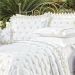 Jogo de Cama King Bordado 400 fios Sensualle Branco Vilela Enxovais 4 peças