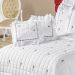 Kit Enxoval Queen Bordado 200 fios Felicitá Branco Vilela Enxovais 9 peças