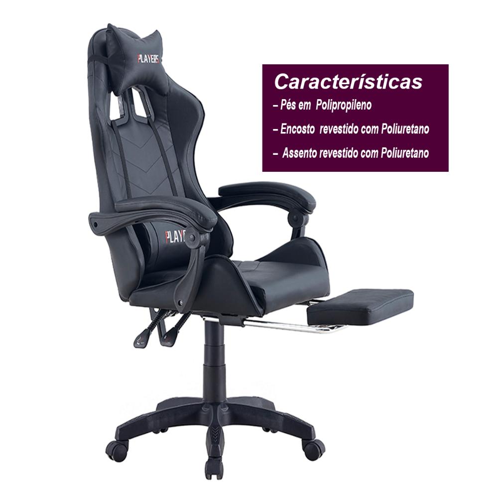 Cadeira Gamer Pop - Preto