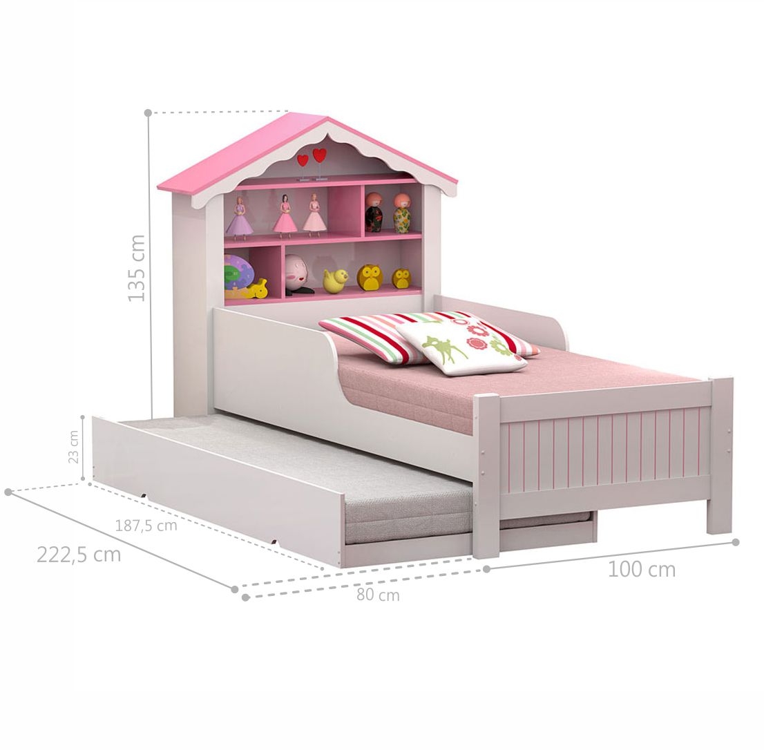 Bicama Casinha Menina Juvenil