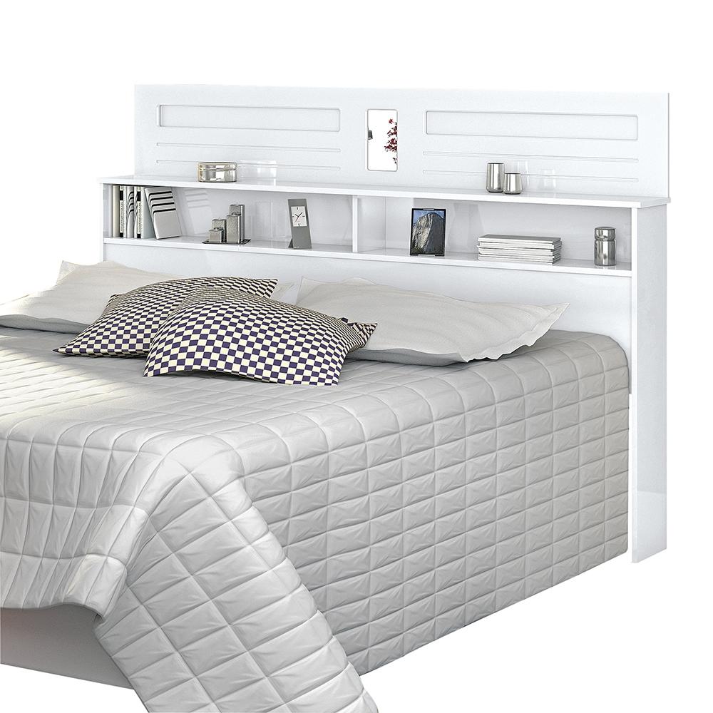 Cabeceira Queen Florença 1,60 Branco - Vitamov