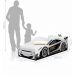 Cama Carro com Baú Infantil Branco