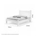 Cama Casal Moderna Imperial Cinamomo E Off White