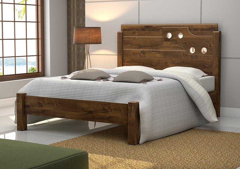 Cama De Casal Luiza 1,40 Malbec - Vitamov