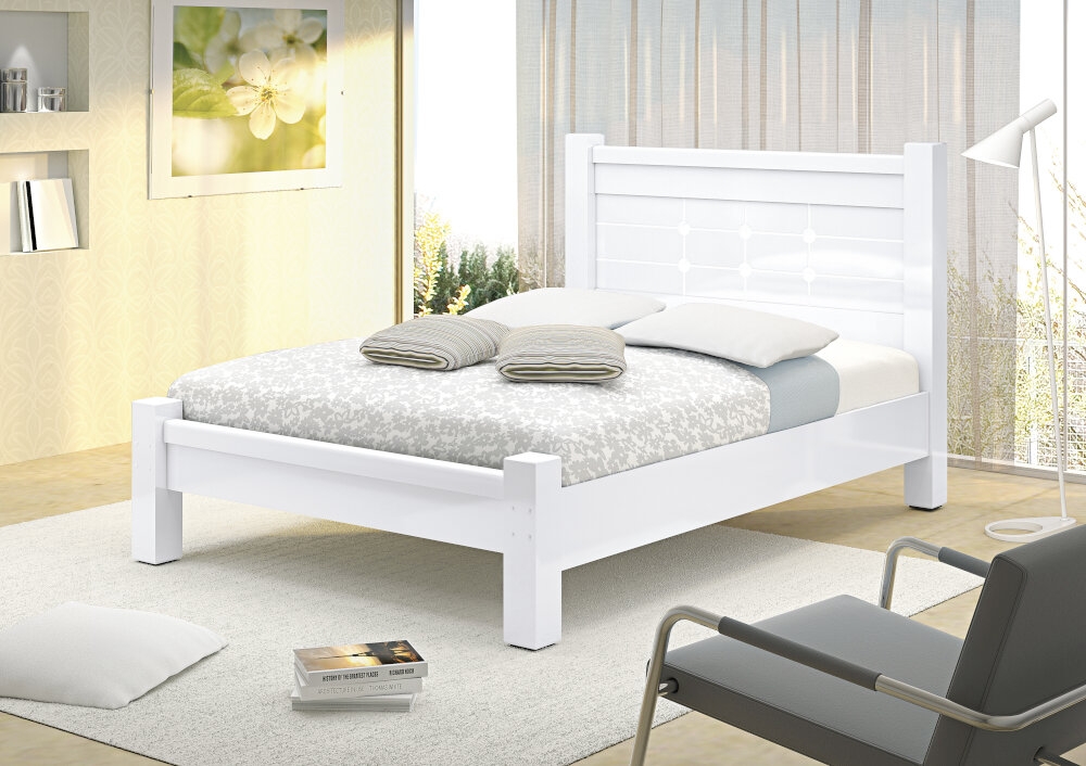Cama Imperial Casal Branco