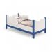 Cama Juvenil em Nuvem Cristal Branca e Azul