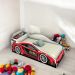 Cama Solteiro Carro Com Baú Vermelha