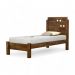 Cama Solteiro Com Aplique Espelho Luiza Malbec