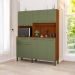 Cozinha Elegante 10 Portas Jade Cinamomo E Fendi