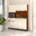 Cozinha Elegante 10 Portas Jade Cinamomo E Off White
