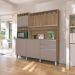 Cozinha Moderna 06 Portas Smart Freijó E Connect