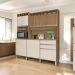 Cozinha Moderna 06 Portas Smart Freijó E Off White