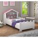 Mini Cama Castelo Encantado Branca Rosa