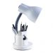 Luminária de Mesa Spiralle Branco Porta Lápis E27 Bivolt