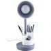 Luminária de Mesa Spiralle Cinza Porta Lápis E27 Bivolt