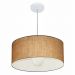 Pendente Cilíndrico 4052 Cúpula em Tecido 50x21cm Palha - Bivolt