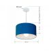 Pendente Cilíndrico Md-4031 Cúpula em Tecido 40x21cm Azul Marinho - Bivolt