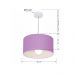 Pendente Cilíndrico Md-4031 Cúpula em Tecido 40x21cm Lilás - Bivolt