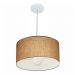 Pendente Cilíndrico Md-4031 Cúpula em Tecido 40x21cm Palha - Bivolt