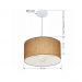 Pendente Cilíndrico Md-4031 Cúpula em Tecido 40x21cm Palha - Bivolt
