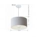 Pendente Cilíndrico Md-4031 Cúpula em Tecido 40x21cm Rústico Cinza - Bivolt