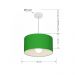 Pendente Cilíndrico Md-4031 Cúpula em Tecido 40x21cm Verde Folha - Bivolt