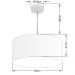 Pendente Cilíndrico Md-4049 Cúpula em Tecido 50x21cm Laranja - Bivolt