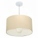 Pendente Cilíndrico Md-4069 Cúpula em Tecido 50x30cm Algodão Crú - Bivolt