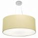Pendente Cilíndrico Md-4074 Cúpula em Tecido 60x30cm Algodão Crú - Bivolt