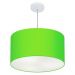 Pendente Cilíndrico Md-4101 Cúpula em Tecido 60x30cm Verde Limão - Bivolt