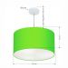 Pendente Cilíndrico Md-4101 Cúpula em Tecido 60x30cm Verde Limão - Bivolt