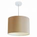 Pendente Cilíndrico Md-4146 Cúpula em Tecido 40x30cm Palha - Bivolt