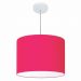 Pendente Cilíndrico Md-4146 Cúpula em Tecido 40x30cm Rosa Pink - Bivolt