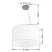 Pendente Cilíndrico Md-4182 Cúpula em Tecido 40x25cm Palha - Bivolt