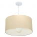 Pendente Cilíndrico Md-4208 Cúpula em Tecido 55x30cm Algodão Crú - Bivolt