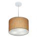 Pendente Cilíndrico Md-4211 Cúpula em Tecido 35x25cm Palha - Bivolt