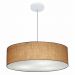 Pendente Cilíndrico Md-4221 Cúpula em Tecido 60x15cm Palha - Bivolt