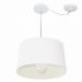 Pendente Cone Com Desvio Md-4275 Cúpula30/40x45cm Branco - Bivolt