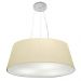Pendente Cone Md-4002 Cúpula em Tecido 21-60x50cm Algodão Crú - Bivolt