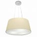 Pendente Cone Md-4048 Cúpula em Tecido 21-50x40cm Algodão Crú - Bivolt