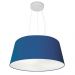 Pendente Cone Md-4048 Cúpula em Tecido 21-50x40cm Azul Marinho - Bivolt