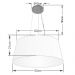 Pendente Cone Md-4048 Cúpula em Tecido 21-50x40cm Azul Marinho - Bivolt
