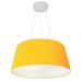 Pendente Cone Md-4048 Cúpula em Tecido 21-50x40cm Laranja - Bivolt
