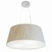 Pendente Cone Md-4062 Cúpula em Tecido 25-60x50cm Rústico Bege - Bivolt