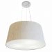 Pendente Cone Md-4063 Cúpula em Tecido 30-60x50cm Linho Bege - Bivolt